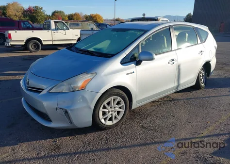 2013 Toyota Prius V Three from USA, damaged, VIN JTDZN3EUXD3230526